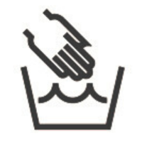 Pojemnik z wodą i dłonią